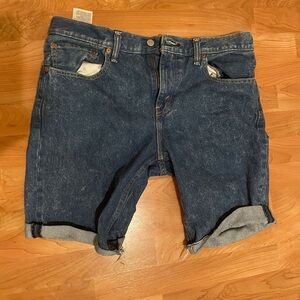 Levi's Men's Dark Blue Jean Shorts